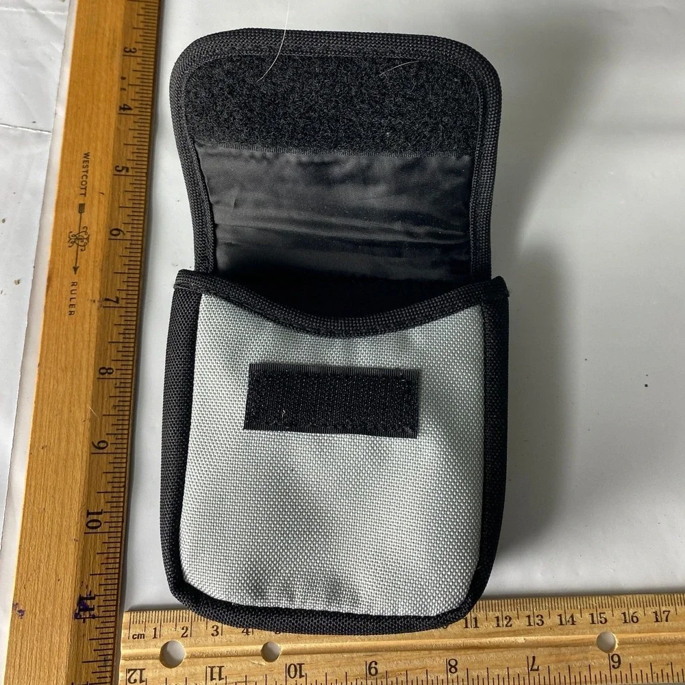 Small Bag Gray Black Pouch